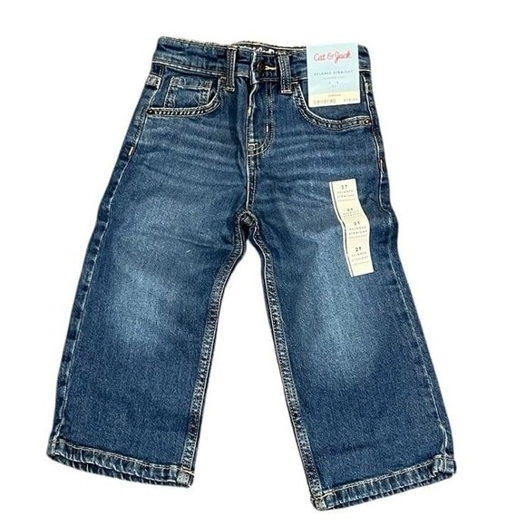 Cat & Jack Other - Relaxed Boys Straight Fit Jeans Size 2T